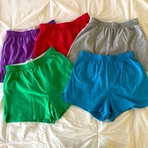 Set of Soffee athletic shorts.
